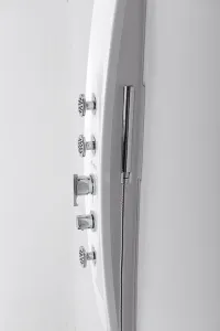 POLYSAN - MOLA sprchový panel s termostat. batériou 210x1300, nástenný 80365