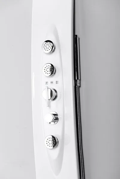 POLYSAN - MOLA sprchový panel s termostat. batériou 210x1300, nástenný 80365
