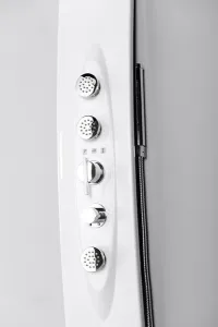 POLYSAN - MOLA sprchový panel s termostat. batériou 210x1300, nástenný 80365