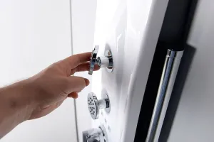 POLYSAN - MOLA sprchový panel s termostat. batériou 210x1300, nástenný 80365