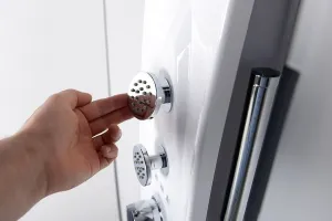 POLYSAN - MOLA sprchový panel s termostat. batériou 210x1300, nástenný 80365