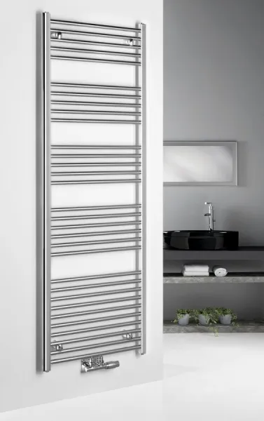 AQUALINE - ALYA vykurovacie teleso rovné 600x1785, stredové pripojenie, chróm LLS306