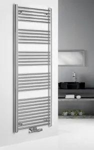 AQUALINE - ALYA vykurovacie teleso rovné 600x1785, stredové pripojenie, chróm LLS306