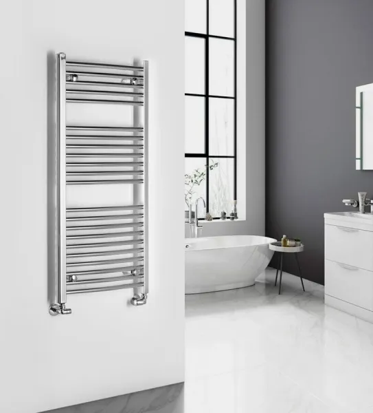 AQUALINE - ALYA vykurovacie teleso oblé 500x1110, chróm LLC201