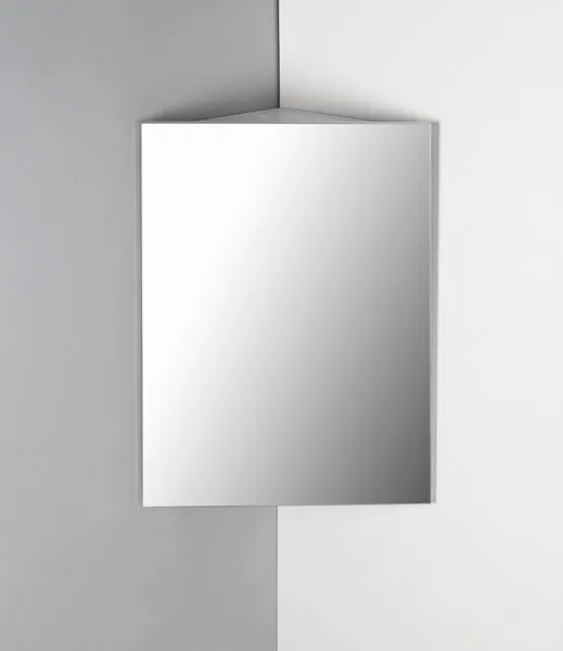 ZOJA/KERAMIA FRESH rohová zrkadlová skrinka 37x72x37cm, biela 50352