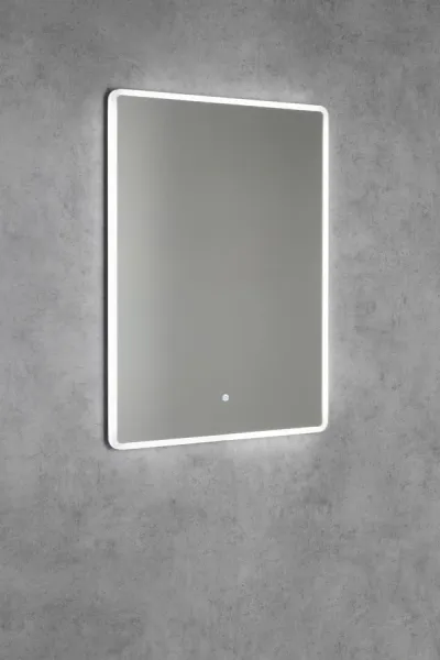 SAPHO - PIRI zrkadlo s LED osvetlením 60x80cm, dotykový senzor, 2700-6500K PR600S