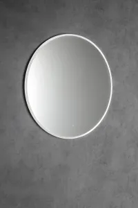 SAPHO - VISO guľaté zrkadlo s LED osvetlením, ø 80cm, dotykový senzor, 2700-6500K VS080S