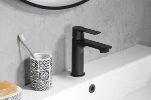 Umývadlová batéria PAX bez výtoku, čierna matná XA02/15