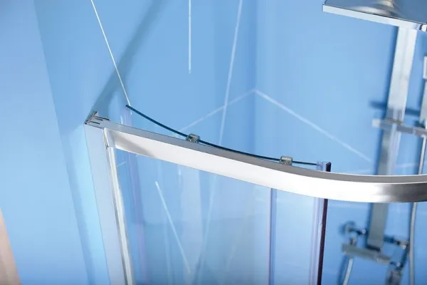 EASY LINE štvrťkruhová sprchová zástena 800x800mm, číre sklo EL2515