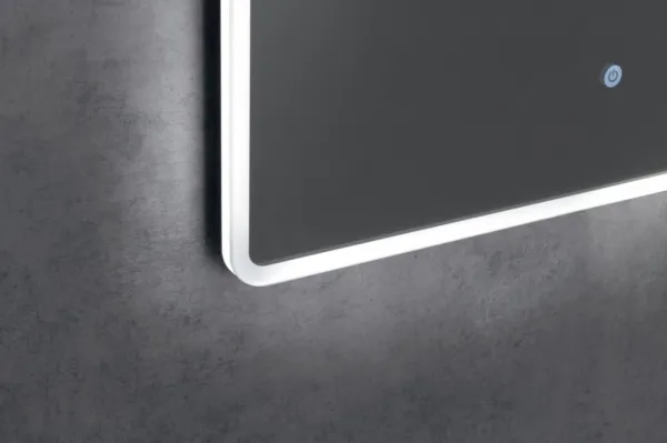 SAPHO - PIRI zrkadlo s LED osvetlením 60x80cm, dotykový senzor, 2700-6500K PR600S