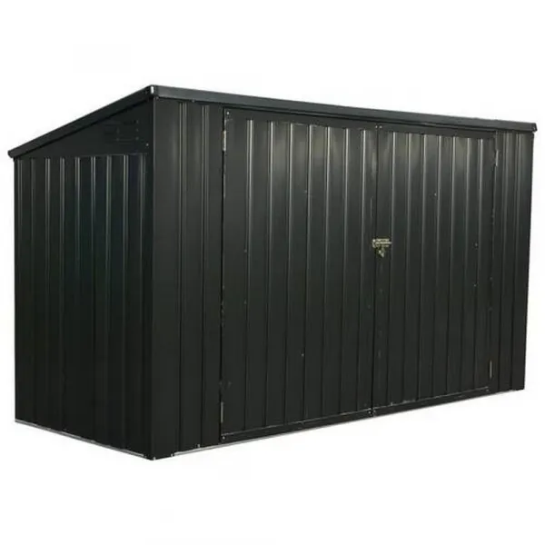 Box na smetné nádoby 240l, 5x3, kov