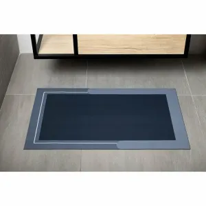 Kúpeľňová predložka 50x80cm, absorpčná, modrá PCD012