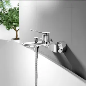 Vaňová nástenná batéria BOLERO, rozteč 150 mm, chróm BC010