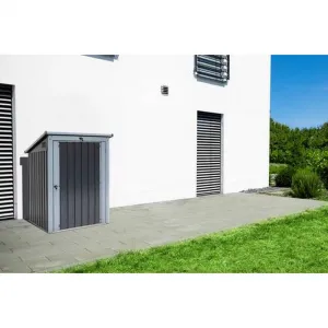 Box na odpadkový kôš 240l, 3x3, kov