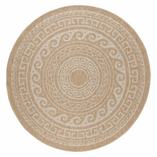 Vopi Kusový koberec Comilla 0887 beige, průměr 160 cm