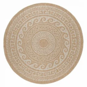 Vopi Kusový koberec Comilla 0887 beige, průměr 160 cm