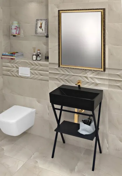SISTEMA keramické umývadlo 60x42cm, čierna mat 10SF50060-2N