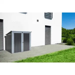 Box na smetné koše 240l, 5x3, kov