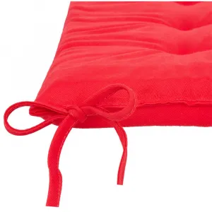 PODUŠKA NA SEDENIE Lola, 40/40/4cm, červená