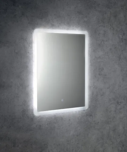 AQUALINE - FAGO LED podsvietené zrkadlo 60x80cm, dotykový senzor, stmievateľné FA060