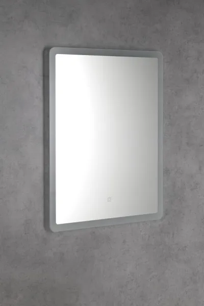 AQUALINE - FAGO LED podsvietené zrkadlo 60x80cm, dotykový senzor, stmievateľné FA060