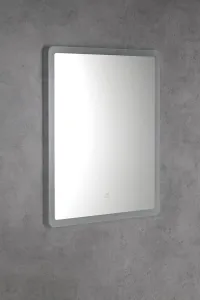 AQUALINE - FAGO LED podsvietené zrkadlo 60x80cm, dotykový senzor, stmievateľné FA060