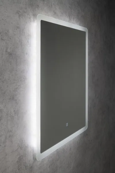 AQUALINE - FAGO LED podsvietené zrkadlo 60x80cm, dotykový senzor, stmievateľné FA060