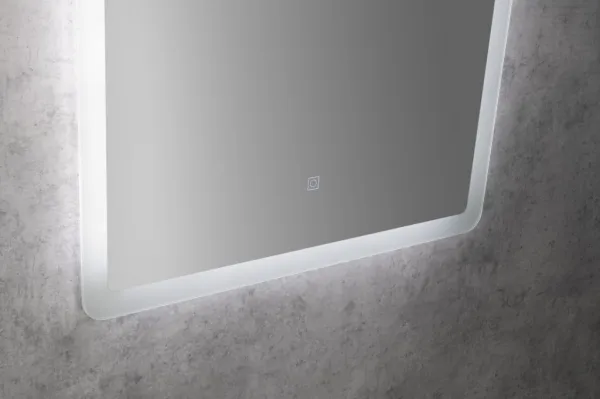 AQUALINE - FAGO LED podsvietené zrkadlo 60x80cm, dotykový senzor, stmievateľné FA060