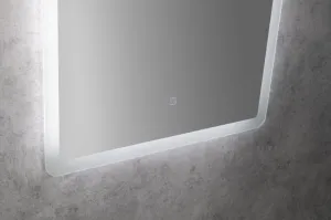 AQUALINE - FAGO LED podsvietené zrkadlo 60x80cm, dotykový senzor, stmievateľné FA060