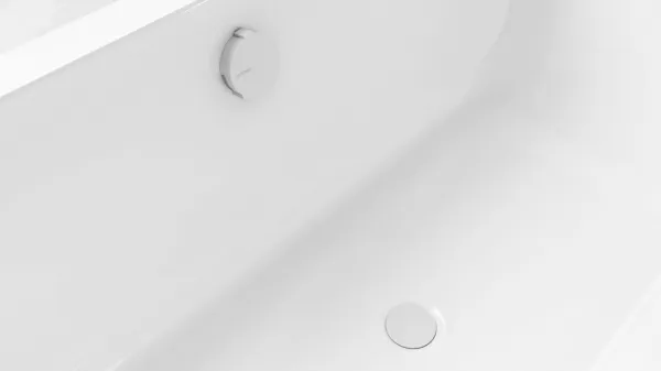 Polysan Polysan, MARBLE Vaňová súprava s napúšťaním, bovden, dĺžka 800mm, biela, 11052.10