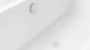 Polysan Polysan, MARBLE Vaňová súprava s napúšťaním, bovden, dĺžka 800mm, biela, 11052.10