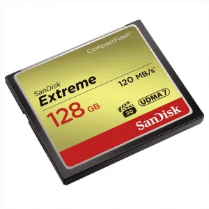 SanDisk Extreme CF 128 GB 120 MB/s zápis 85 MB/s UDMA7 85235110