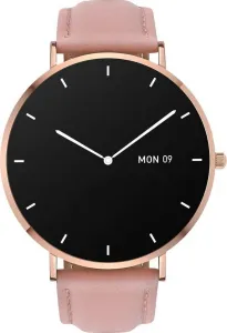 Garett Electronics Garett Smartwatch Verona zlatá, růžový řemínek