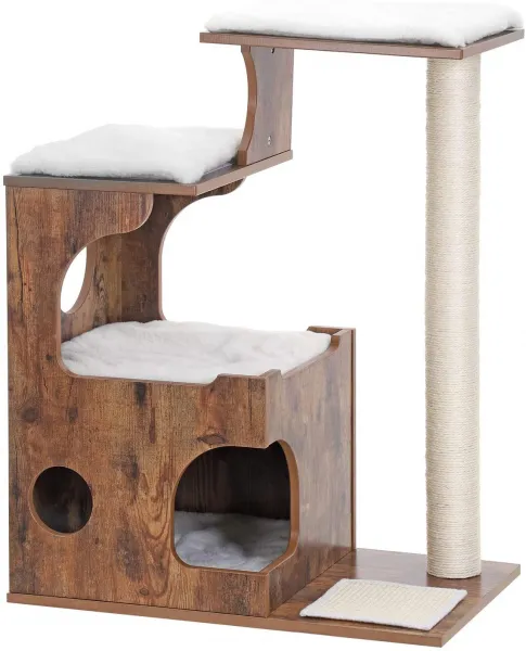 SONGMICS Mačacie škrabadlo Hidde 88 cm hnedé