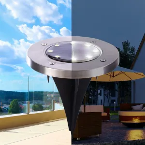 AmeliaHome Záhradné solárne lampy SOLUX 4 ks