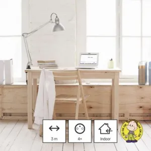 EMOS Prodlužovací kabel se 4 zásuvkami 1,5 mm² KIKOK 3 m bílý
