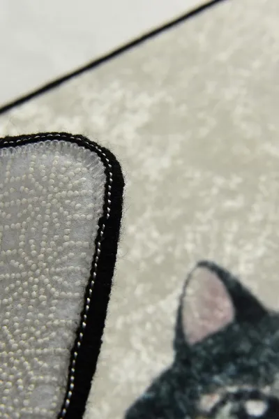 L'essentiel Súprava 2 kusov kúpeľňových predložiek Angry Cats béžová