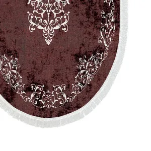 L'essentiel Súprava 2 kusov kúpeľňových predložiek Kingdom bordová