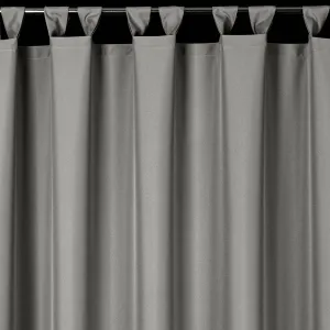 DekorStyle Zahradní voděodolný závěs Melka 155x240 cm stříbrný
