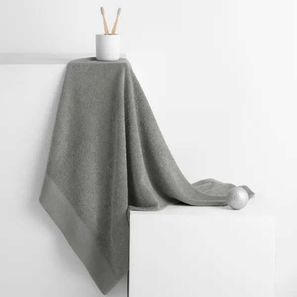 AmeliaHome Bavlnený uterák DecoKing Berky sivý, velikost 30x50