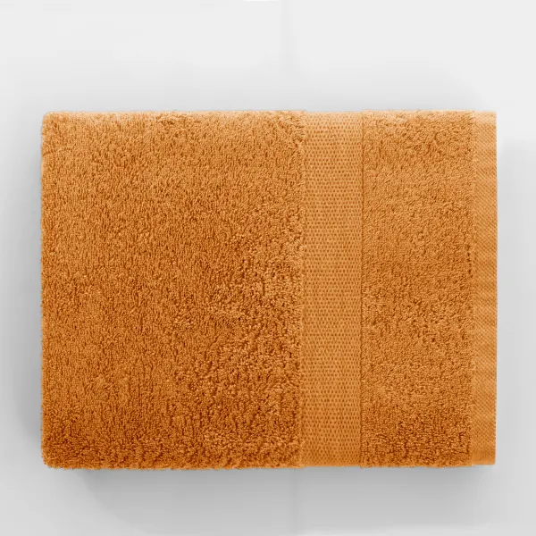 Bavlnený uterák DecoKing Maria oranžový, veľkosť 70x140