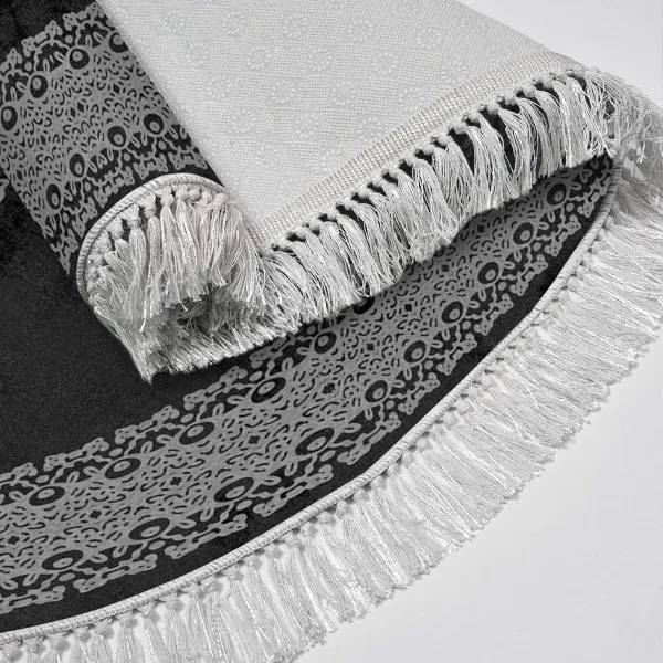 L'essentiel Súprava 2 kusov kúpeľňových predložiek Orient Ornamental Black čierna
