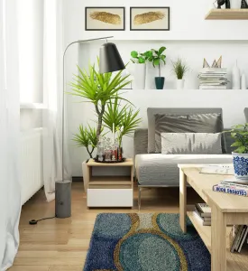 Ak furniture Noční stolek CL1 40 cm dub sonoma/bílý
