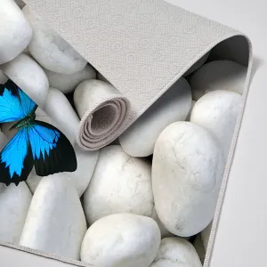 L'essentiel Súprava 2 kusov kúpeľňových predložiek ButterflyStone sivá