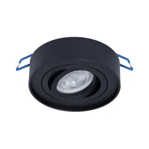 Eko-light Stropné vstavané svietidlo NUSA GU10 čierne