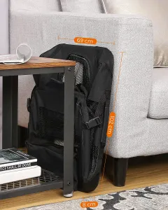 SONGMICS Prepravná taška pre zvieratá XXXL Foldo čierna