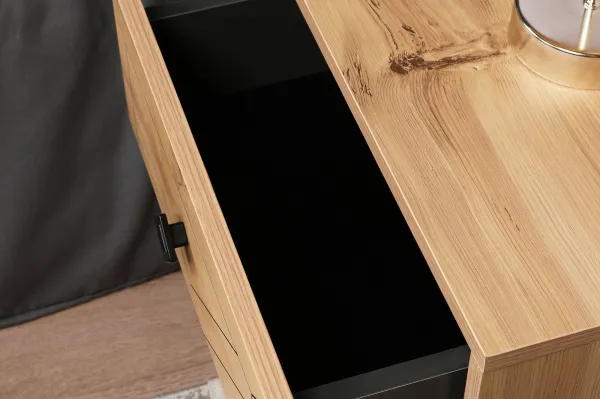 Hanah Home Nočný stolík Luna borovica