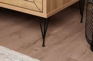 Hanah Home Nočný stolík Luna borovica
