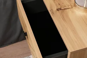Hanah Home Nočný stolík Luna borovica
