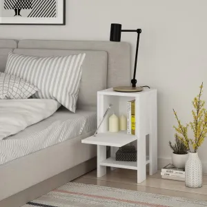 Hanah Home Nočný stolík Ema biely